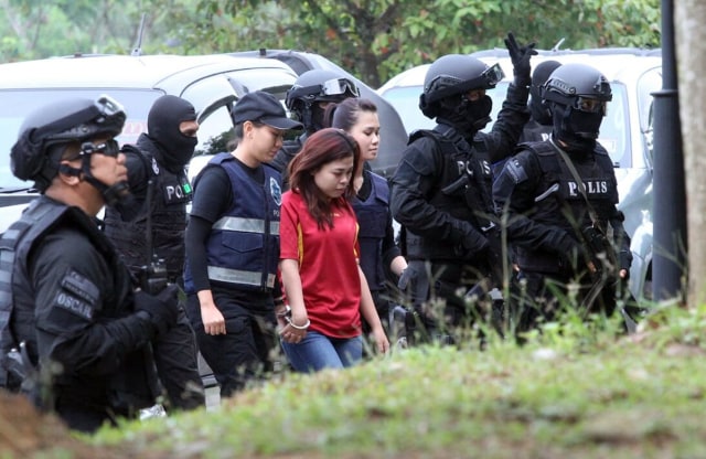 Sidang perdana Siti Aisyah (Foto: AP Photo)