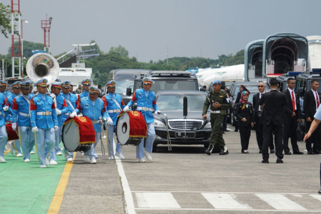 Persiapan kedatangan Raja Salman. (Foto: Aditia Noviansyah/kumparan)