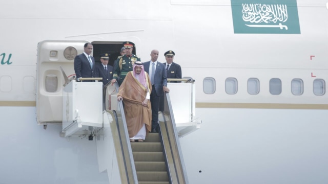 Raja Salman telah datang di Indonesia. (Foto: Cornelius Bintang/kumparan)