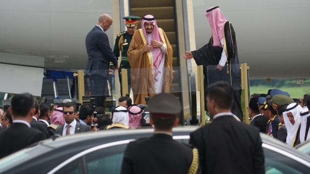 Raja Salman Tiba  (Foto: Aditia Noviansyah/kumparan )