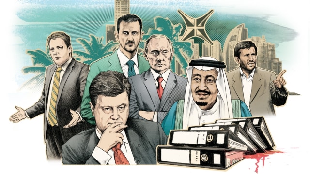 Para pejabat yang dikaitkan dengan Panama Papers. (Foto: Süddeutsche Zeitung)