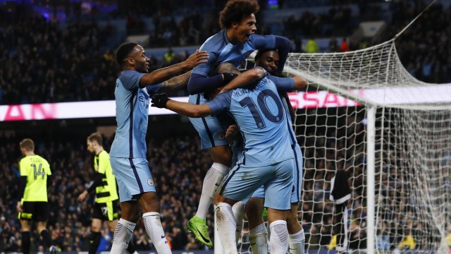 Manchester City mampu menang. (Foto: Reuters / Phil Noble )