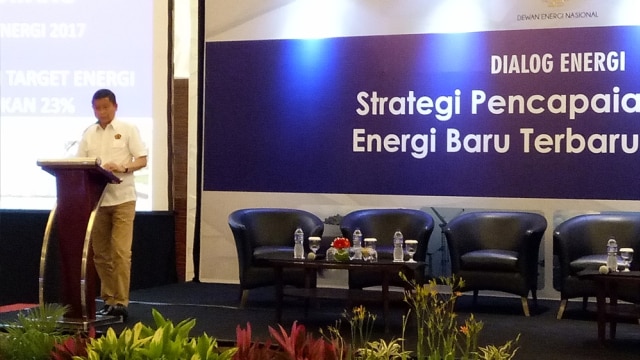 Menteri Jonan dalam dalam diskusi energi. (Foto: Edy Sofyan/kumparan)