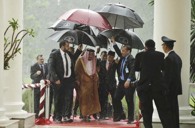 Presiden Jokowi dan Raja Salman di Istana Bogor (Foto: Achmad Ibrahim)