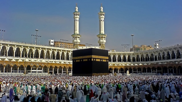 Kakbah di Mekkah.  (Foto: Wikimedia Commons)