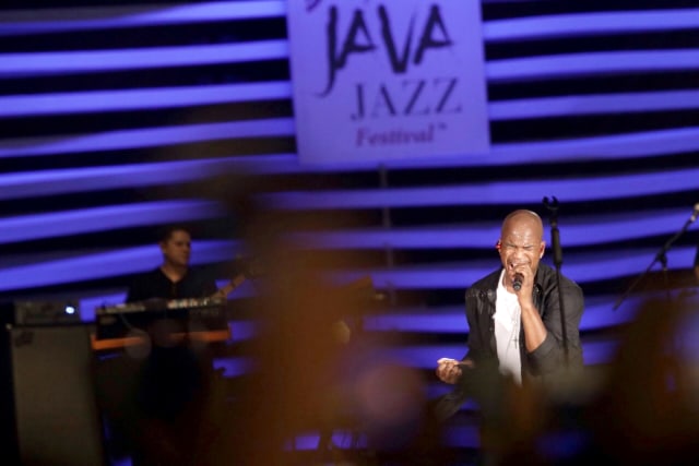 Penampilan Ne-Yo di Java Jazz 2017. (Foto:  Fanny Kusumawardhani/kumparan)