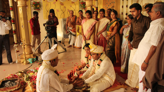 Ilustrasi pernikahan di India. (Foto: Wikimedia Commons)