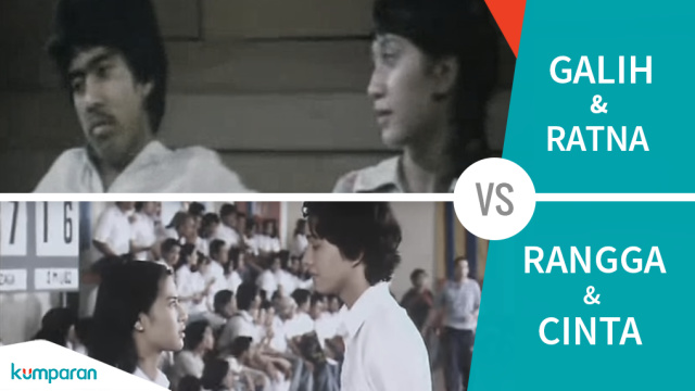 Polling: Galih & Ratna vs Rangga & Cinta (Foto: Rizki Amalia Octora)