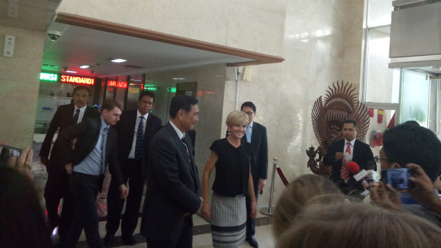 Luhut bertemu Julie Bishop Menlu Australia (Foto: Novan Nurul Alam/kumparan)