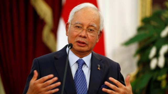 Mantan Perdana Menteri Malaysia, Najib Razak Foto: REUTERS/Beawiharta