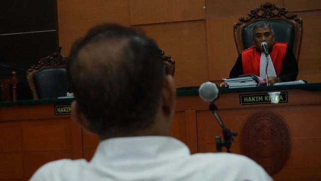 Ketua Hakim sidang vonis Eks Gafatar M. Sirad. (Foto: Aditia Noviansyah/kumparan)