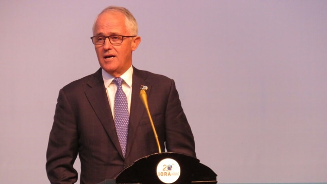 PM Australia, Malcolm Turnbull di IORA 2017  (Foto: Yudhistira Amran/kumparan)