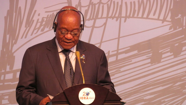 Presiden Afrika Selatan, Jacob Zuma di IORA 2017  Foto: Yudhistira Amran/kumparan 