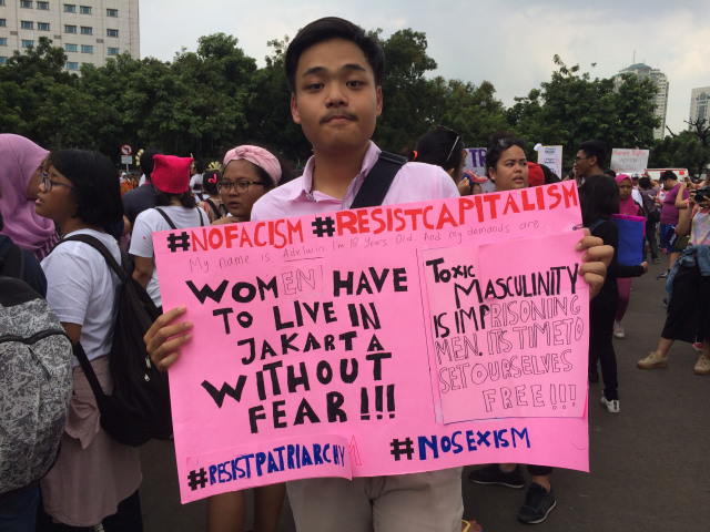 Bergerak bersama perempuan. (Foto: Sattwika Duhita/kumparan)