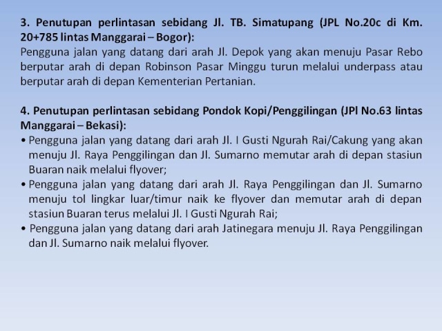 Rute Jalur Alternatif dari Kemenhub (Foto: Twitter/@kemenhub151)
