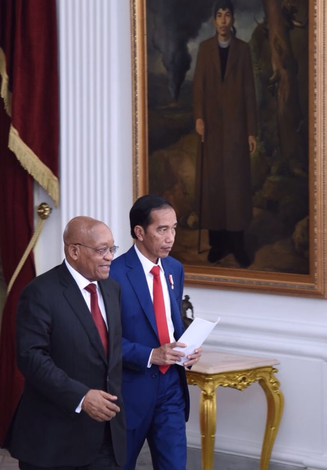 Jokowi dan Presiden Zuma (Foto: Biro Pers Istana)