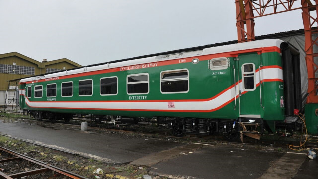 Gerbong kereta INKA yang dibuat di Madiun. Foto: Dokumentasi PT INKA