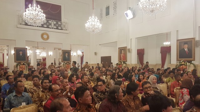 Hari Musik Nasional 2017 di Istana Negara. (Foto: Yudhistira Amran Saleh/kumparan)