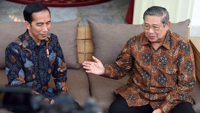 Jokowi dan SBY di Istana. (Foto: Biro Pers Istana)