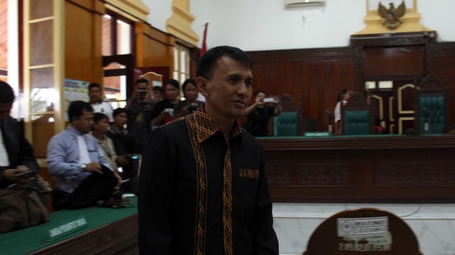 Mantan Gubernur Sumut Gatot Pujo di pengadilan (Foto: Septianda Perdana/ANTARA)