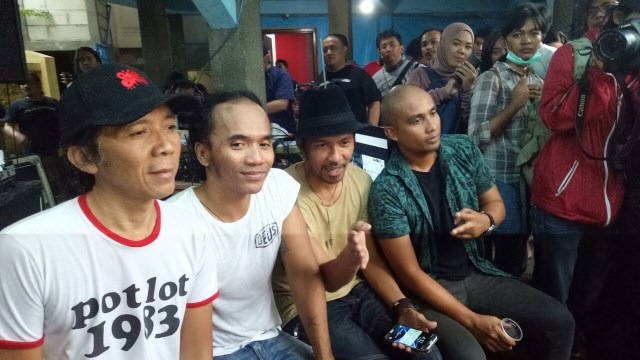 Para personel Slank (Foto: Prabarini Kartika/kumparan)