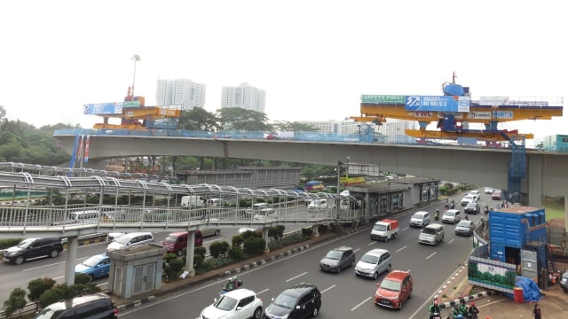 Proyek Simpang Susun Semanggi. (Foto: Yudhistira Amran Saleh/kumparan)