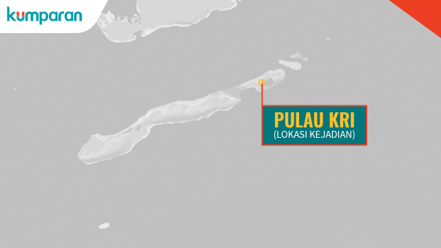 Peta lokasi pulau Kri (Foto: Bagus Permadi/kumparan)