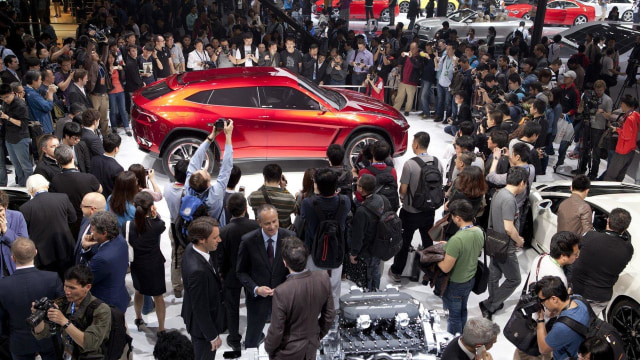 Konsep Lamborghini Urus di Beijing (Foto: Motor1.com)
