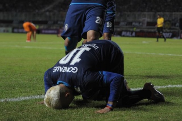 Cristian 'El Loco' Gonzales Foto: Sigid Kurniawan/Antara