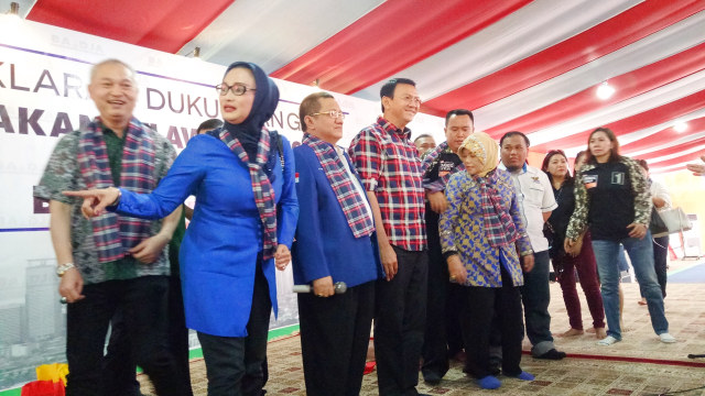 Foto Ahok bersama GERASI. (Foto: Amanaturrosyidah/kumparan)