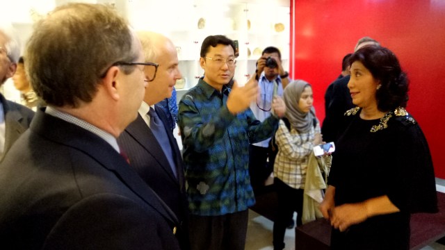 Susi Pudjiastuti di Museum Harta Karun Bawah Laut  (Foto: M Edy Sofyan/kumparan)