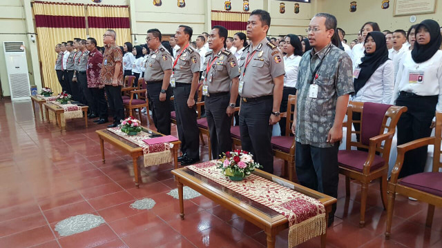 Kegiatan penerimaan SIPSS  (Foto: Dok. SDM Polri)