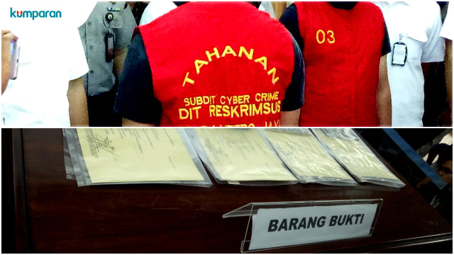 Tahanan dan barang bukti prostitusi online (Foto: Anggi Dwiky/kumparan)