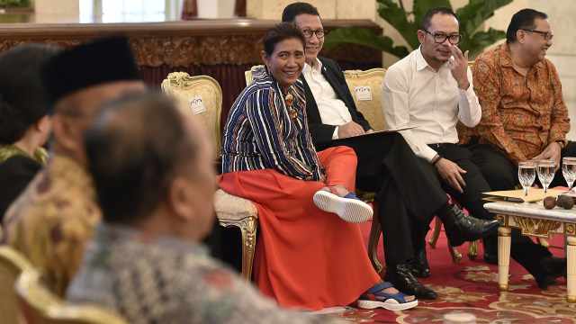 Menteri KKP Susi Pudjiastuti (Foto: Puspa Perwitasari/ANTARA)