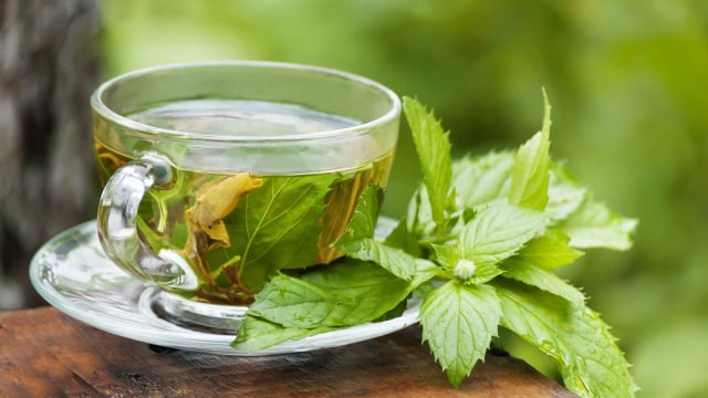 Teh spearmint bisa meredakan mual (Foto: Thinkstock)