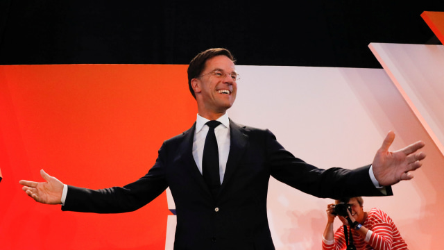 PM Belanda, Mark Rutte Foto:  REUTERS/Yves Herman