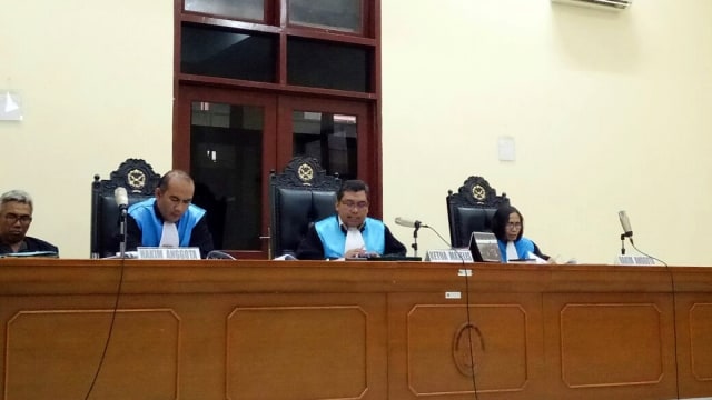 Sidang putusan gugatan reklamasi teluk Jakarta. (Foto: Jihad Akbar/kumparan)