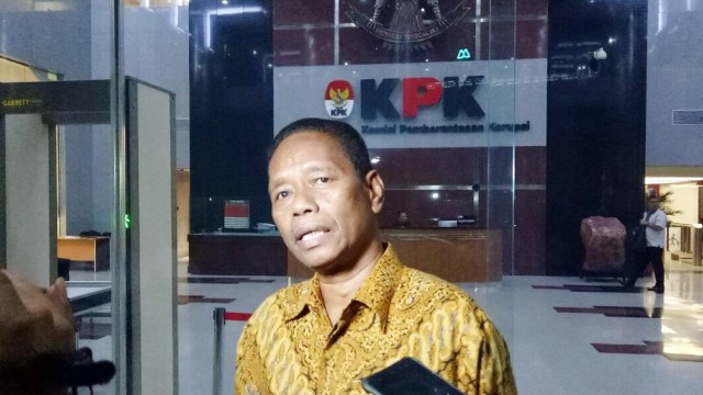 Simeon Petrus kuasa hukum mantan Bupati Klaten. (Foto: David Pratama/kumparan)