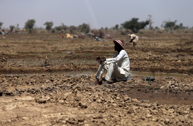 Petani dan lahan kering di Nigeria Foto: Reuters