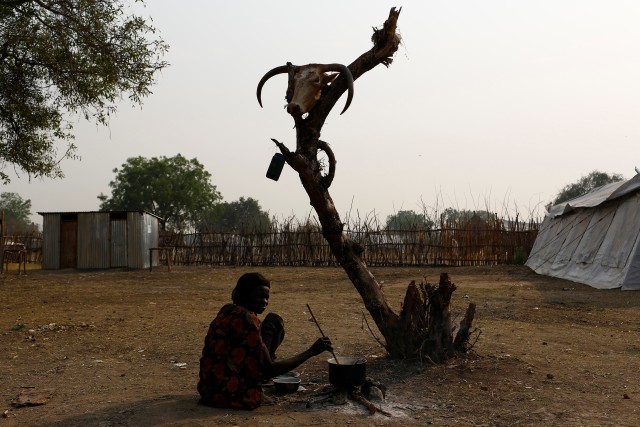 Kelaparan di Sudan Selatan (Foto: Reuters)