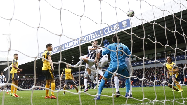 West Bromwich tekuk Arsenal. (Foto: Darren Staples/Reuters)