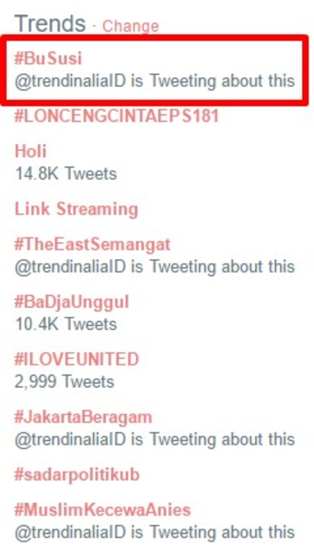 Bu Susi menjadi trending Twitter (Foto: Deanda Dewindaru/kumparan)