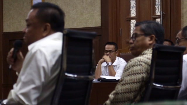 Fahmi Darmawansyah di sidang dugaan suap Bakamla. (Foto: Fanny Kusumawardhani/kumparan)