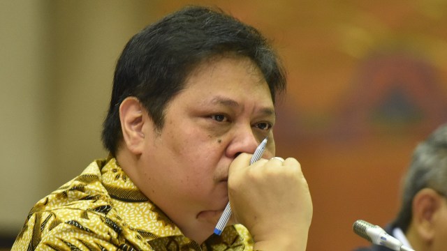 Airlangga Hartarto, Menteri Perindustrian. (Foto: Antara/Wahyu Putro A)