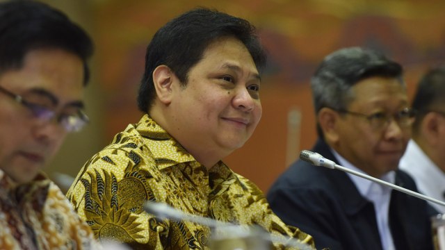 Menteri Perindustrian Airlangga Hartarto (Foto: ANTARA FOTO/Wahyu Putro A)