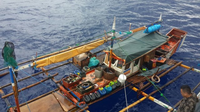 Kapal Illegal Fishing Filipina yang ditangkap KKP (Foto: Dok. Ditjen PSDKP KKP)