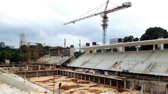 Proyek venue Asian games 2018. (Foto: Dok. Kementerian PUPR)