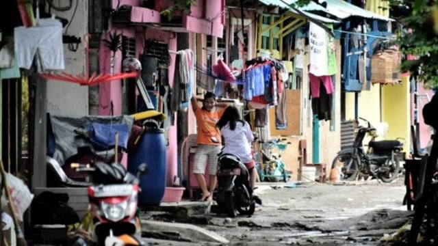 Kampung Tongkol lebih bersih setelah ditata (Foto: Bay Ismoyo/AFP)