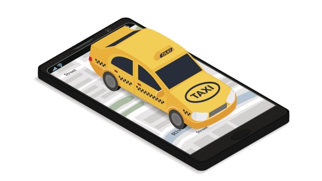 Ilustrasi Taksi Online (Foto: Thinkstock)