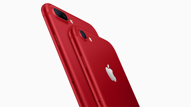 iPhone 7 edisi khusus berwarna merah. (Foto: Apple)